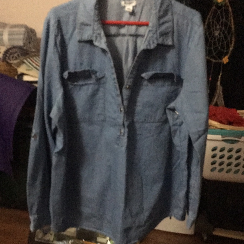 Old navy denim shirt xxl